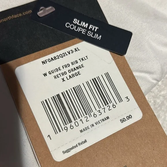 NWT! The North Face Retro Orange sports top - Picture 4 of 5